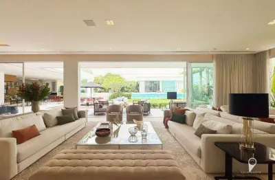 Mansão exclusiva no residencial alphaville 1 – luxo, sofisticação e tecnologia, mobiliada!