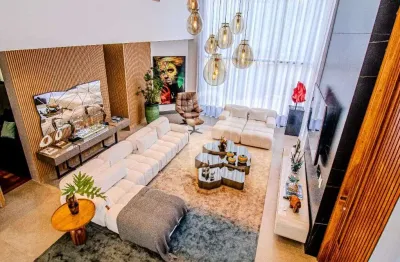 Casa mobiliada em alphaville c/670 mts! cinematográfica!