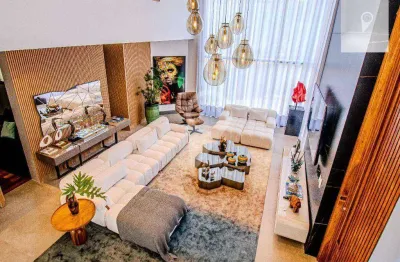 Casa mobiliada em alphaville c/670 mts! cinematográfica!
