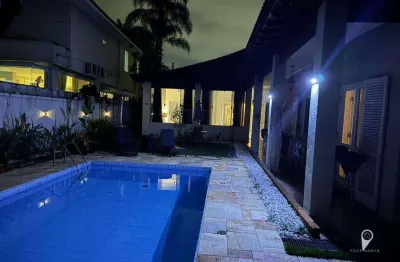 Casa térrea com 4 dormitórios sendo 2 suítes à venda, 400 m² por r$ 2.800.000 - alphaville - santana de parnaíba/sp