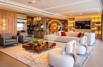 Apartamento em alphaville , mobiliado e decorado, 360 mts! 4 suítes, 5 vagas!