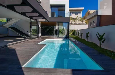 Casa nova em alphaville com 4 dormitórios à venda, 546 m² por r$ 8.500.000 - gênesis 2 -sp!
