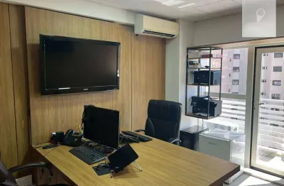 Sala mobiliada no coração de alphaville , 33 mts, 1 vaga!