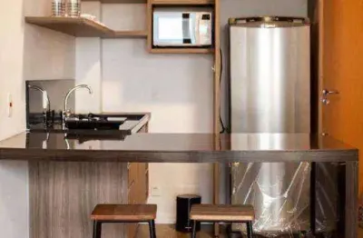 Apartamento com 1 dormitório para alugar, 45 m² por r$ 4.450,00/mês - tamboré - santana de parnaíba/sp
