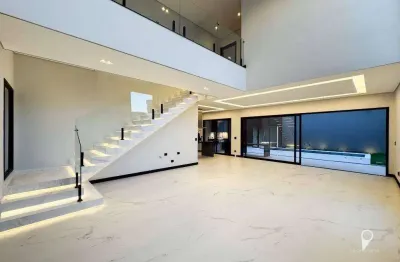 Casa nova de alto padrão em alphaville– sofisticação, tecnologia e conexão com a natureza, 4 suítes!