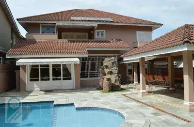 Casa com 4 dormitórios à venda, 650 m² por r$ 4.500.000,00 - alphaville 10 - santana de parnaíba/sp