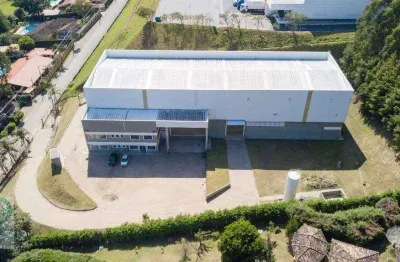 Galpão novo beira rodovia! 2100 ac/ 6000 terreno! colado à fábrica nívea! locado p/ renda!