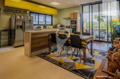 Casa em alphaville com 4 dormitórios à venda, vista para mata