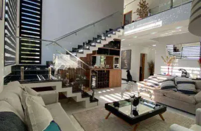 Casa mobiliada em alphaville com 5 suítes à venda, 530 m² por r$ 5.300.000 - gênesis 2 - alphaville-sp