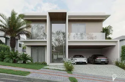 Casa nova em alphaville localizada em rua sem saída com 5 suítes, 505 m² - ithayê - santana de parnaíba/sp