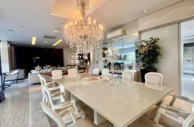 Apartamento mobiliado com 4 dormitórios à venda, 367 m² por r$ 4.850.000 - alphaville - santana de parnaíba/sp