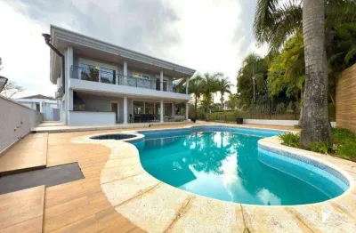 Maravilhosa casa alto padrão de esquina ! 685 mts para locação -alphaville - santana de parnaíba/sp