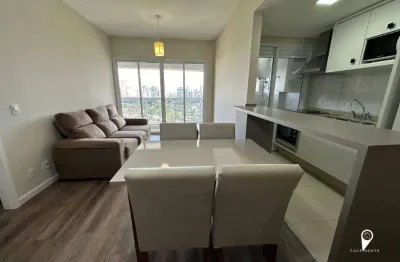 Apartamento mobiliado com 1 dormitório para alugar, 50 m² por r$ 6.000/mês - alphaville - barueri/sp