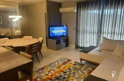 Apartamento mobiliado com 2 dormitórios à venda, 84 m² por r$ 1.100.000 - alphaville - santana de parnaíba/sp