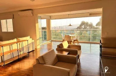 Apartamento mobiliado com 3 suítes, 202 m² - venda por r$ 2.900.000 ou aluguel por r$ 17.500/mês - edifício ereditá - santana de parnaíba/sp