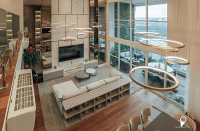 Apartamento mobiliado com 4 dormitórios à venda, 338 m² por r$ 6.500.000 - alphaville - barueri/sp