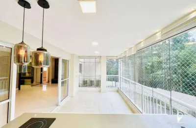 Apartamento com vista para mata com 3 suítes, 3 vagas, à venda, 158 m² - alphaville -sp