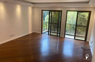 Apartamento com 2 suítes, sala ampliada( reversível) à venda, 116 m²  fundos para mata - alphaville -sp