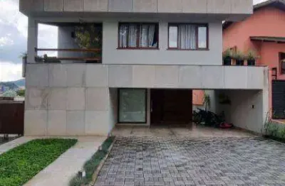 Casa mobiliada com 4 dormitórios à venda, 360 m² por r$ 3.600.000 - alphaville 4 - santana de parnaíba/sp