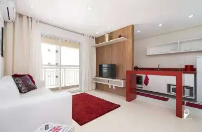 Apartamento  Mobiliado com 1 dormitórios - venda por R$ 680.000 ou aluguel por R$ 5.010/mês - Alphaville - Barueri/SP