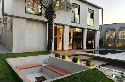 Casa mobiliada e decorada com 3 dormitórios, 364 m² - venda por r$ 6.000.000 ou aluguel por r$ 35.000/mês - alphaville 9 - santana de parnaíba/sp