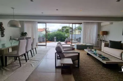 Casa mobiliada com 4 dormitórios à venda, 360 m² por r$ 3.650.000 - alphaville 04 - santana de parnaíba/sp