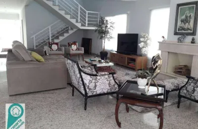 Casa com 4 dormitórios para alugar, 480 m²  - alphaville - santana de parnaíba/sp