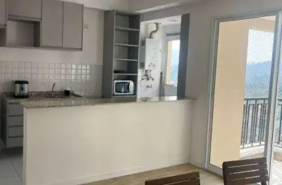 Apartamento com 1 dormitório para alugar, 50 m² por R$ 6.000/mês - Alphaville Conde II - Barueri/SP
