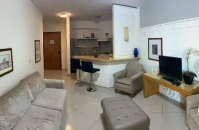 Flat com 1 dormitório para alugar, 54 m² por R$ 5.800/mês - Alphaville - Barueri/SP