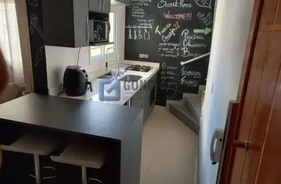 Apartamento cobertura 2 dormitórios sendo 1 suite, 110 mts² no jardim bela vista em santo andré