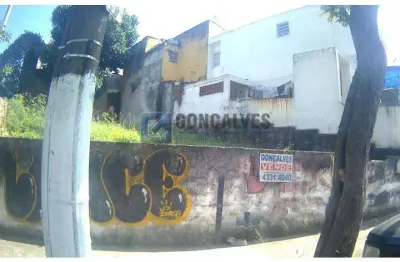 Terreno à venda no bairro rudge ramos em são bernardo do campo murado, com  257m².