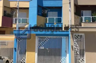 Sobrado 3 suites, 225 mts² no bairro parque das nações em santo andré.