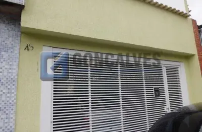 Casa com 2 quartos à venda na roberto isler, tv, vila palmares, santo andré por r$ 450.000