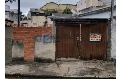 Terreno à venda na Rua Silveira Lobo, Vila Eldízia, Santo André