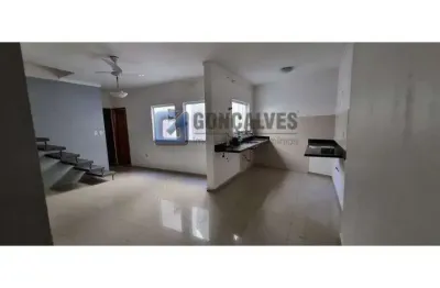 Apartamento cobertura 2 dormitórios, 93 mts² na vila bela vista em santo andré