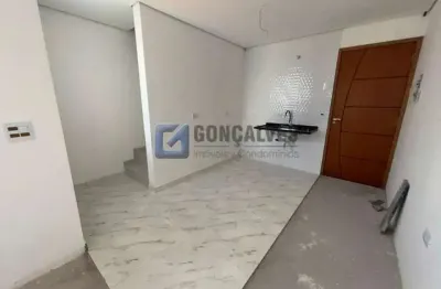 Cobertura nova com 2 quartos e elevador, a venda na vila alice - santo andré