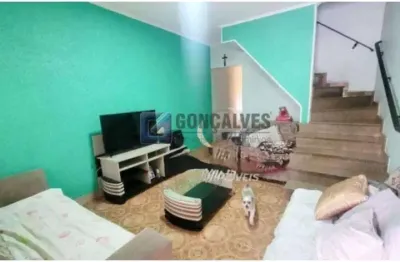 Sobrado com 4 quartos à venda no parque joão ramalho em santo andré/sp.