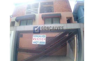 Casa com 3 quartos à venda na Rua Emílio Ribas, Vila Apiaí, Santo André