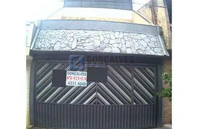 Sobrado Residencial à Venda no Jardim Itapoa, Santo André – 3 Dormitórios, 2 Vagas