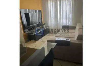 Apartamento com 3 quartos à venda na dona silla nalon gonzaga, r, parque marajoara, santo andré, 64 m2 por r$ 350.000