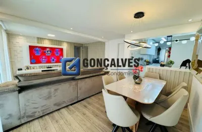 Apartamento 106 m² com 3 suítes, varanda gourmet e 2 vagas em Casa Branca, Santo André