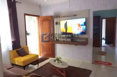 Casa com 2 quartos à venda na ascalon, r, jardim cristiane, santo andré por r$ 350.000