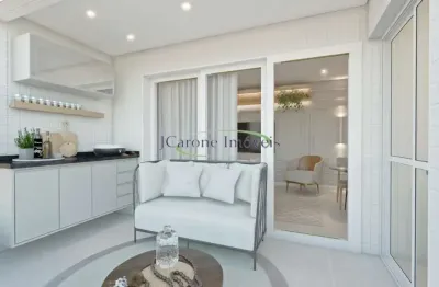 Venda de apartamento novo com lazer na orla da praia do embaré em santos / sp