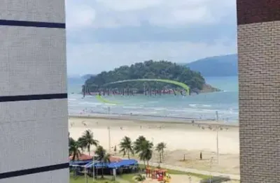 Venda de apartamento reformado com vista mar na praia do itararé em são vicent/ sp
