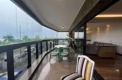 Venda de apartamento mobiliado com vista mar na praia do josé menino em santos / sp