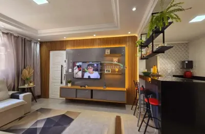 Venda de apartamento reformado e frente ao mar na ponta da praia em santos / sp