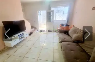 Venda de casa em vila com 2 quartos em ótima localização na vila mathias em santos / sp