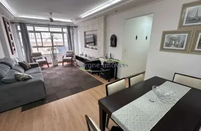 Apartamento a venda com 2 quartos e vaga fechada perto da praia no orquidário em santos / sp