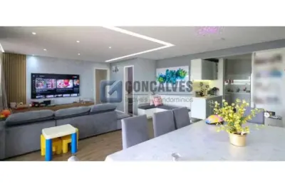Lindo Apartamento co, 128m² no Jardim São Caetano com 03 Dormitorios