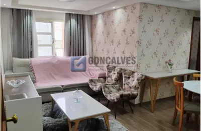 Apartamento com 2 quartos para alugar na avenida loreto, jardim santo andré, santo andré, 54 m2 por r$ 1.450